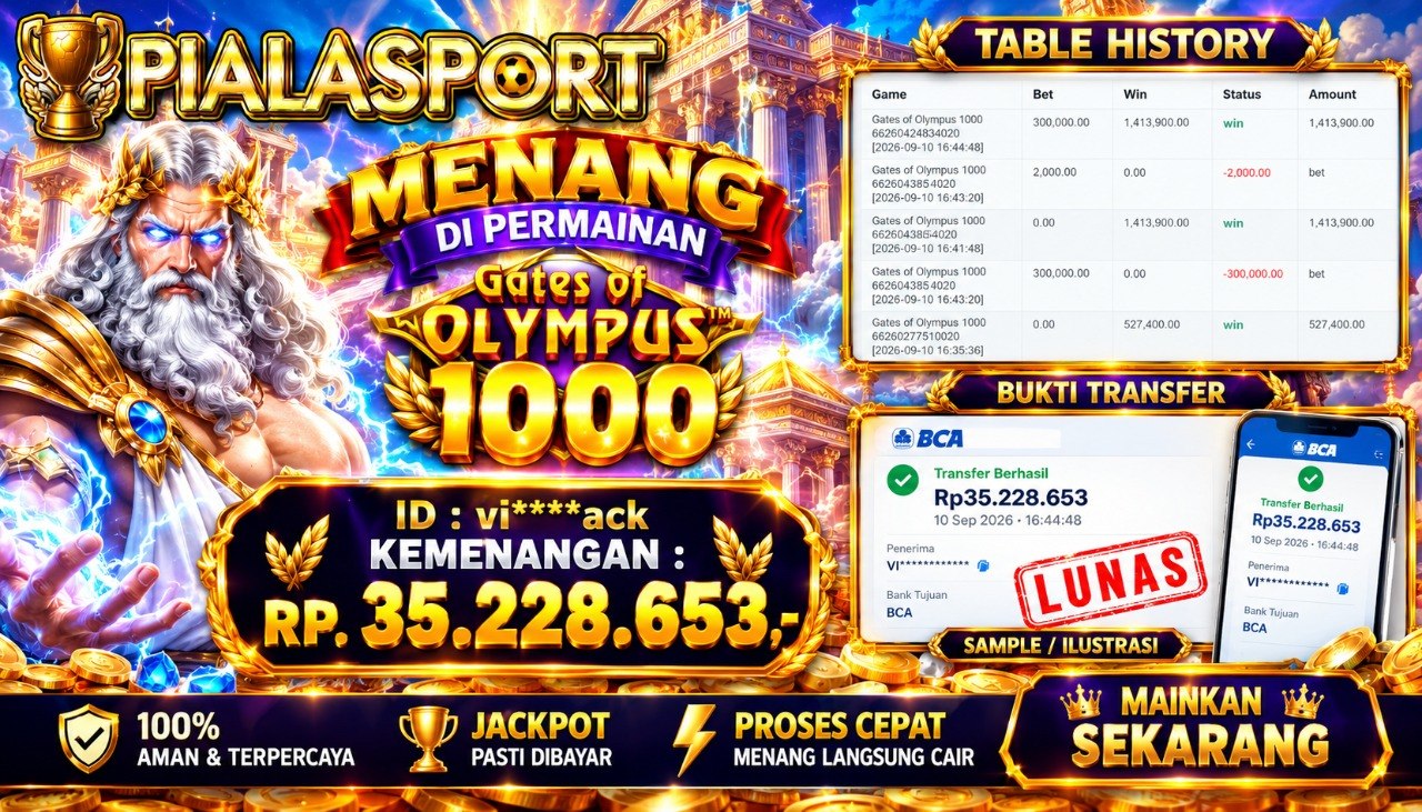 PIALASPORT JACKPOT ''Gates of Olympus Rp.35.228.653, BERHASIL WITHDRAW DIBAYAR LUNAS